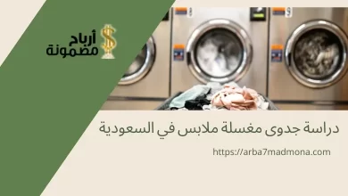 دراسة جدوى مغسلة ملابس في السعودية