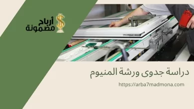 دراسة جدوى ورشة المنيوم