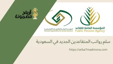 سلم رواتب المتقاعدين الجديد في السعودية