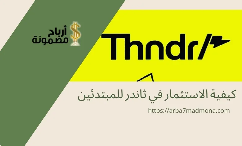 كيفية الاستثمار في ثاندر للمبتدئين